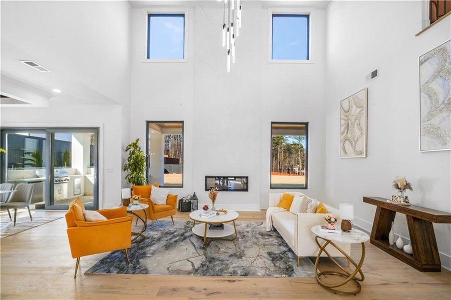 Furnished interior view inside a new home in , Lawrenceville (Image 54).