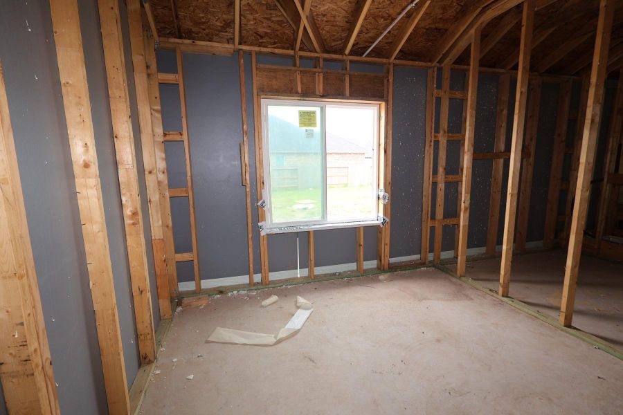In-progress construction of a new home in Brookewater - Terrace Collection, Rosenberg, TX (Image 7).