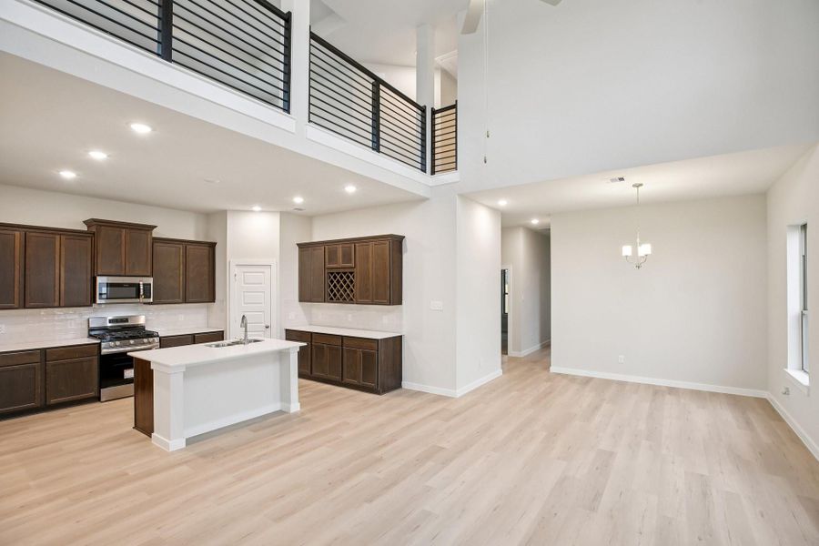 Furnished interior view inside a new home in Bluebonnet Village, Bellville (Image 3).