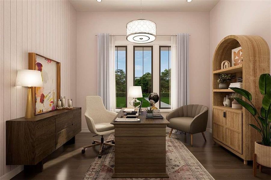 Furnished interior view inside a new home in , Maysville (Image 13).