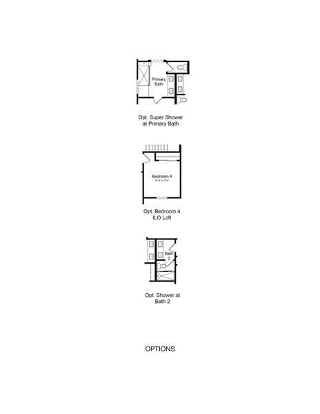 2D floor plan layout of this home in Parkside Villas Collection, Avondale, AZ (Image 4).