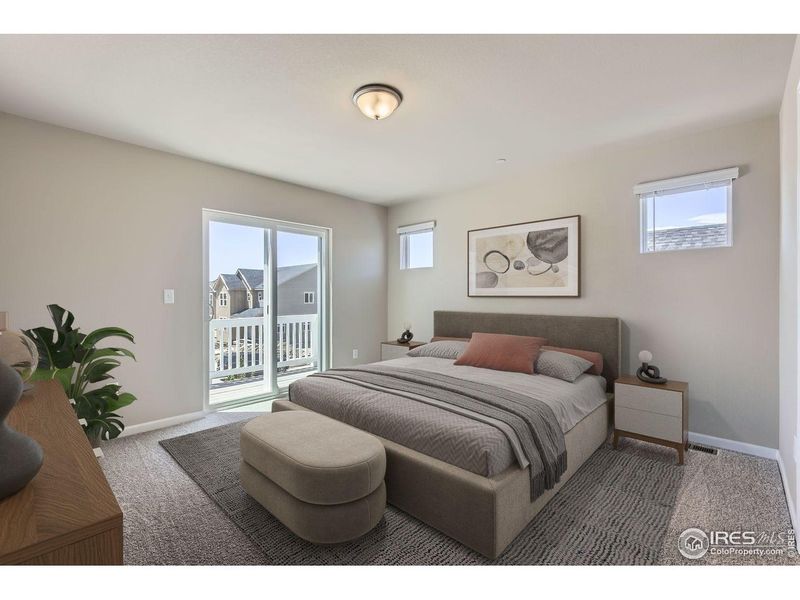 Furnished interior view inside a new home in Waterfield, Fort Collins (Image 10).