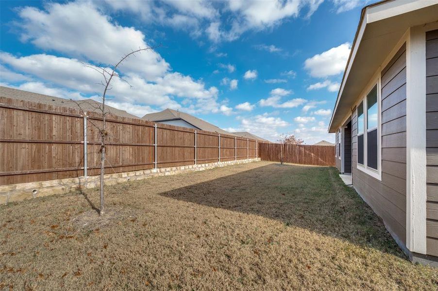 Exterior details and patio area of a home in , Pilot Point (Image 23). Exterior details and patio area of a home in , Pilot Point (Image 23).