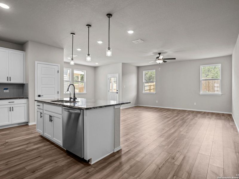 Furnished interior view inside a new home in Royal Crest, San Antonio (Image 5).