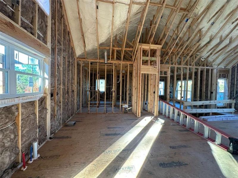 In-progress construction of a new home in , Talking Rock, GA (Image 26).