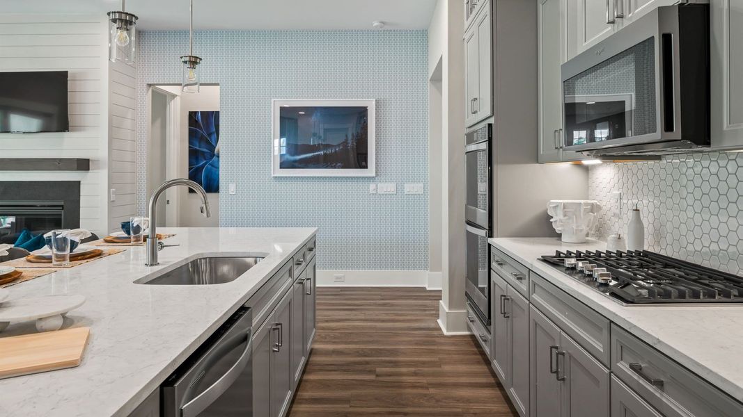 Representative furnished interior of a home built from the The Enthusiast by DRB Elevate. in Brook Run, Fort Mill (Image 6).