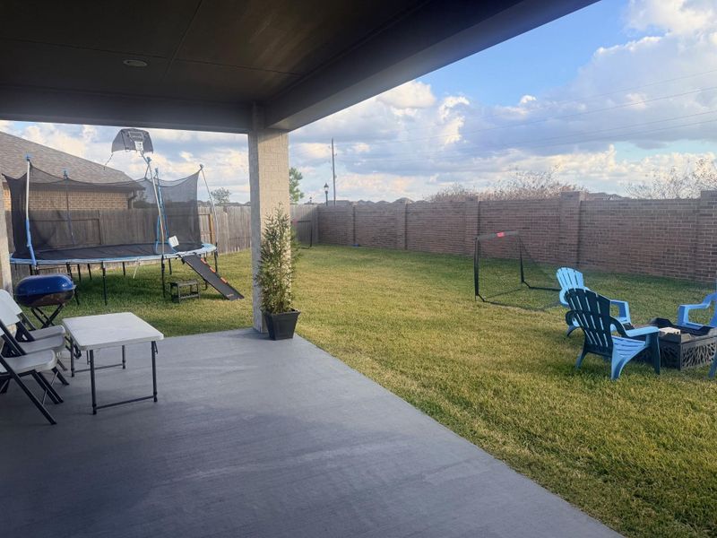 Exterior details and patio area of a home in Marvida 55' - Gated, Cypress (Image 6). Exterior details and patio area of a home in Marvida 55' - Gated, Cypress (Image 6).