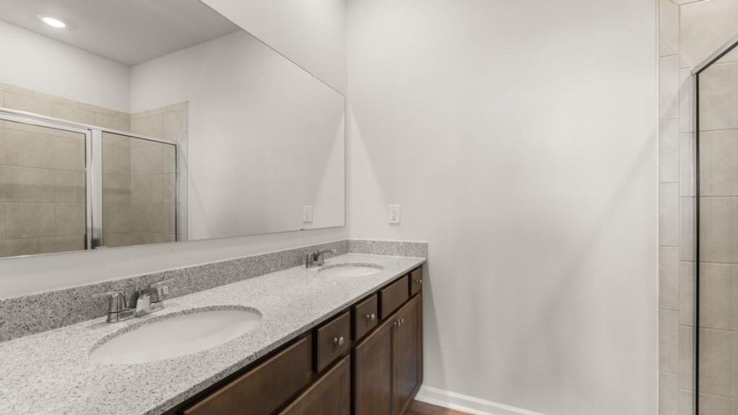 Furnished interior view inside a new home in Fairway 17 at Mirror Lake, Villa Rica (Image 9).