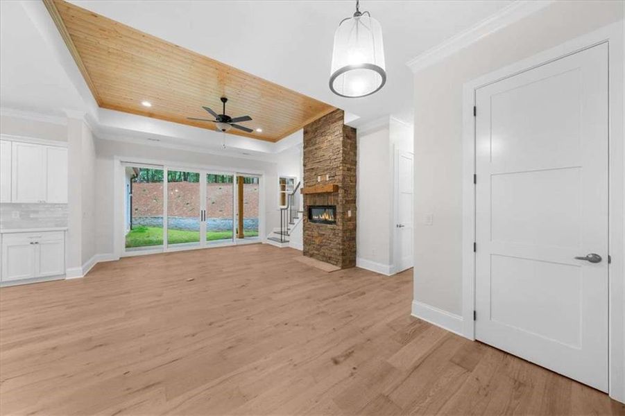 Furnished interior view inside a new home in , Cornelia (Image 56).