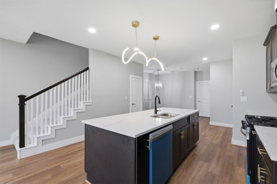 Furnished interior view inside a new home in , Houston (Image 17).
