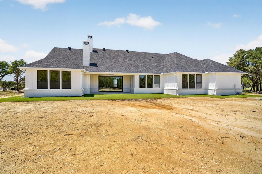 Exterior details and patio area of a home in Timberview Preserves, Weatherford (Image 3).
