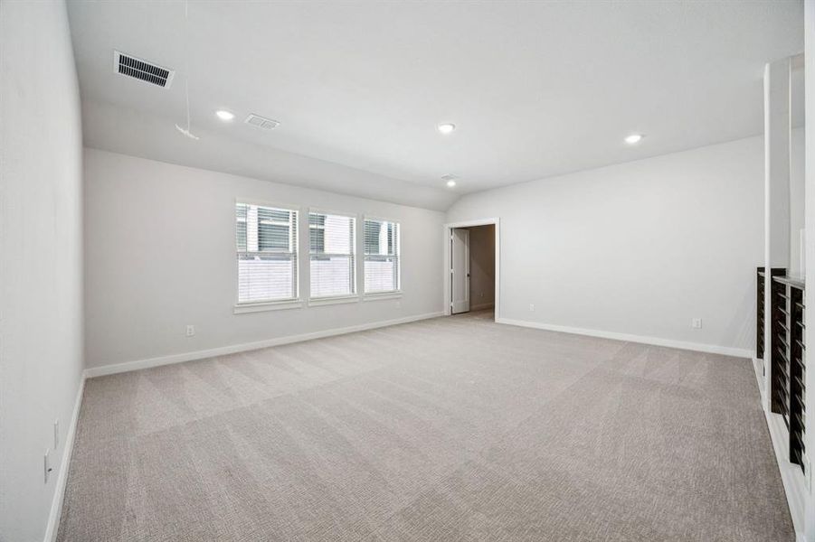 Game Room in the Wimbledon home plan by Trophy Signature Homes – REPRESENTATIVE PHOTO Game Room in the Wimbledon home plan by Trophy Signature Homes – REPRESENTATIVE PHOTO