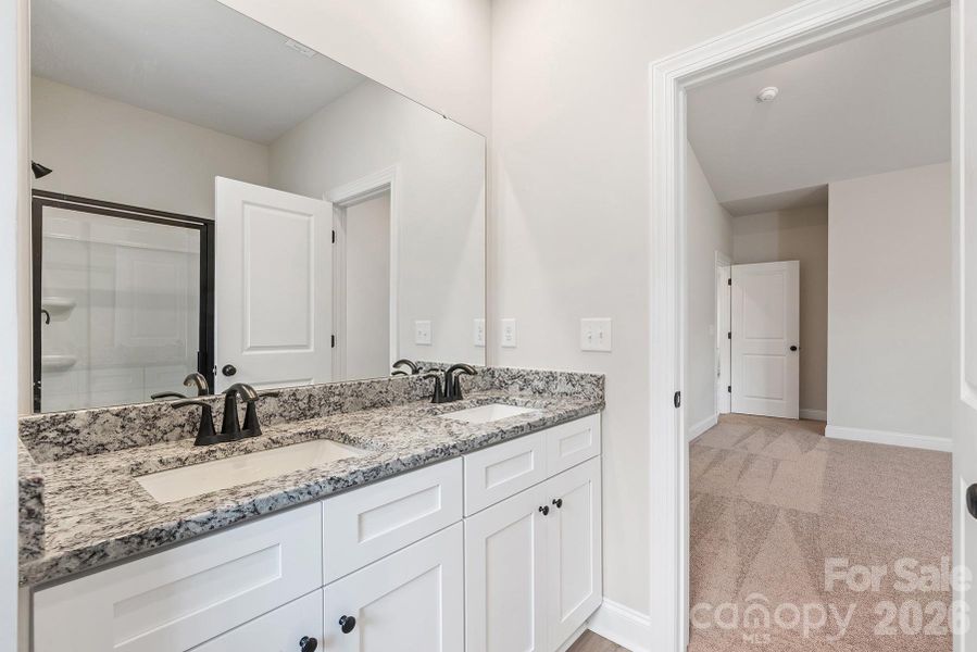 Furnished interior view inside a new home in Ascot Woods, Charlotte (Image 5).
