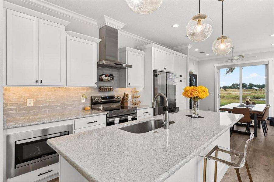 Furnished interior view inside a new home in , Oxford (Image 60).