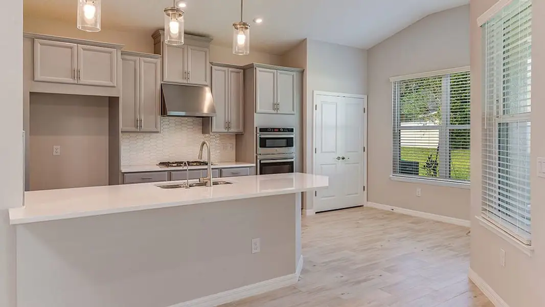 Furnished interior view inside a new home in Timber Ridge, Plant City (Image 5). Furnished interior view inside a new home in Timber Ridge, Plant City (Image 5).