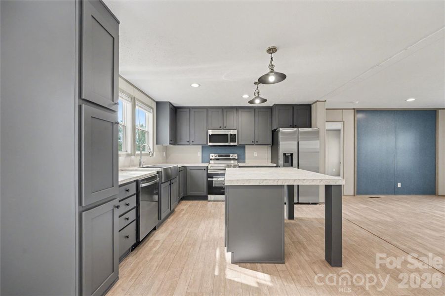Furnished interior view inside a new home in , Statesville (Image 3).