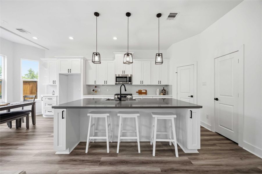 Furnished interior view inside a new home in , Houston (Image 25). Furnished interior view inside a new home in , Houston (Image 25).