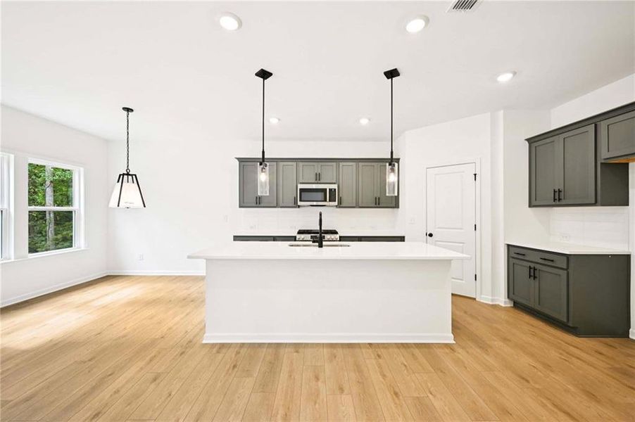 Furnished interior view inside a new home in Creekside, Dawsonville (Image 6). Furnished interior view inside a new home in Creekside, Dawsonville (Image 6).