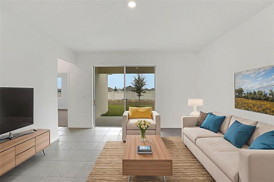 Furnished interior view inside a new home in Cypress Park Estates, Haines City (Image 6).