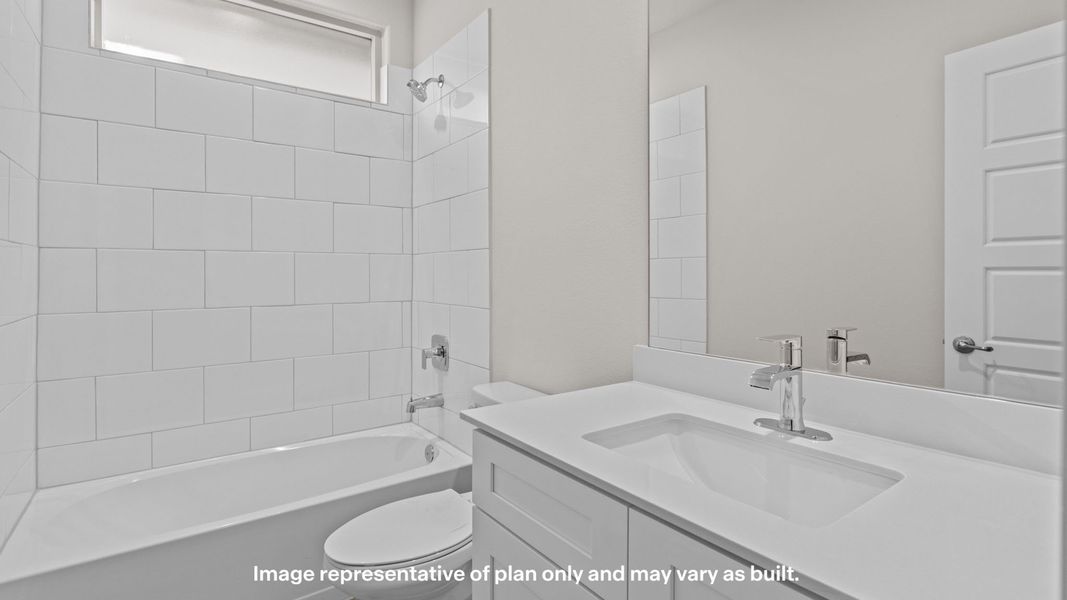 Representative furnished interior of a home built from the Portales by D.R. Horton in Homestead at Parks Bell Ranch, Odessa (Image 10).