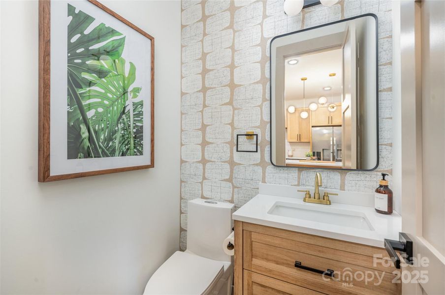 Furnished interior view inside a new home in , Charlotte (Image 10).