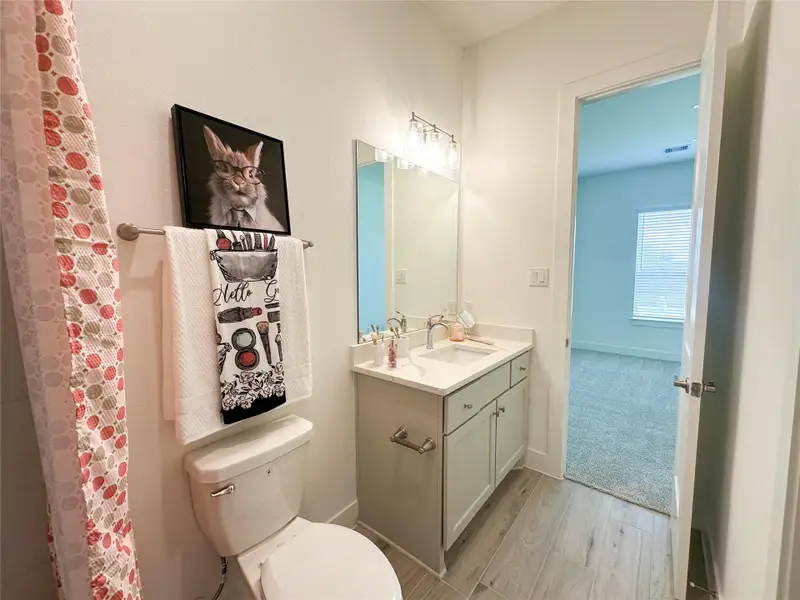 Furnished interior view inside a new home in Meridiana, Manvel (Image 9). Furnished interior view inside a new home in Meridiana, Manvel (Image 9).