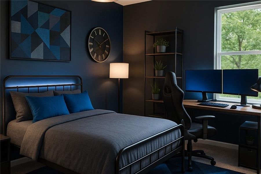 Furnished interior view inside a new home in The Hills at Cedar Creek, Winder (Image 16).