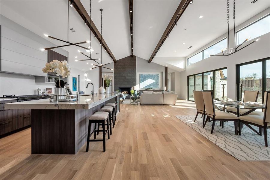 Furnished interior view inside a new home in Montclair, Prosper (Image 11).