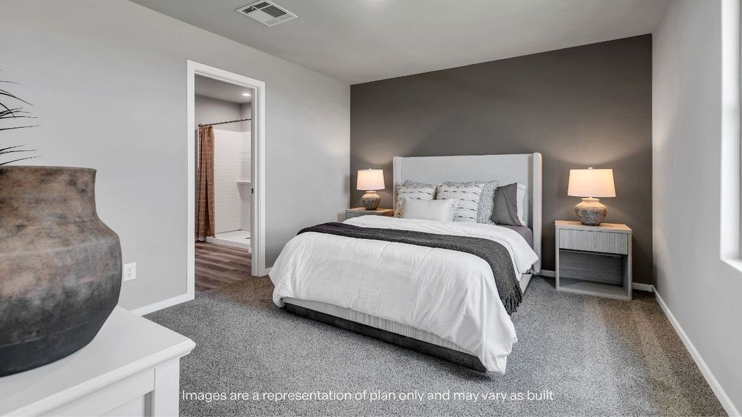 Furnished interior view inside a new home in Deer Meadows, Odessa (Image 11).