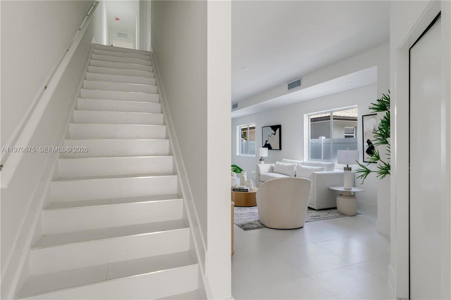 Furnished interior view inside a new home in , Miami (Image 5).