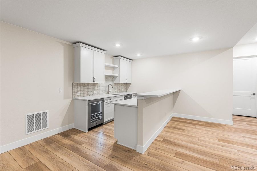 Furnished interior view inside a new home in Luxe at The Canyons, Castle Pines (Image 11).