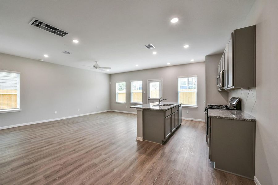 Furnished interior view inside a new home in , Houston (Image 11).