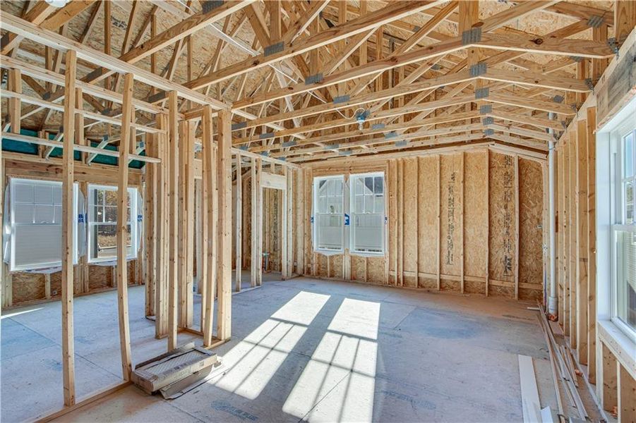 In-progress construction of a new home in , Dacula, GA (Image 53).