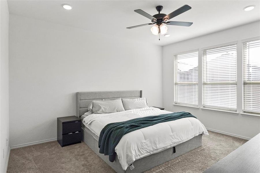 Furnished interior view inside a new home in Keeneland 40s, Aubrey (Image 12).