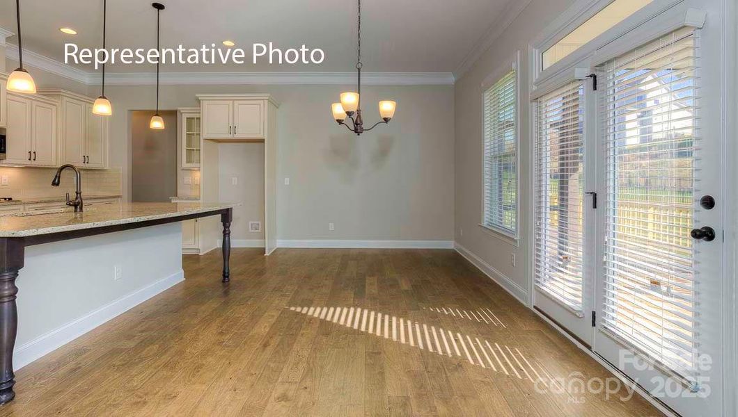 Furnished interior view inside a new home in Sanctuary at Southgate, Indian Trail (Image 16).
