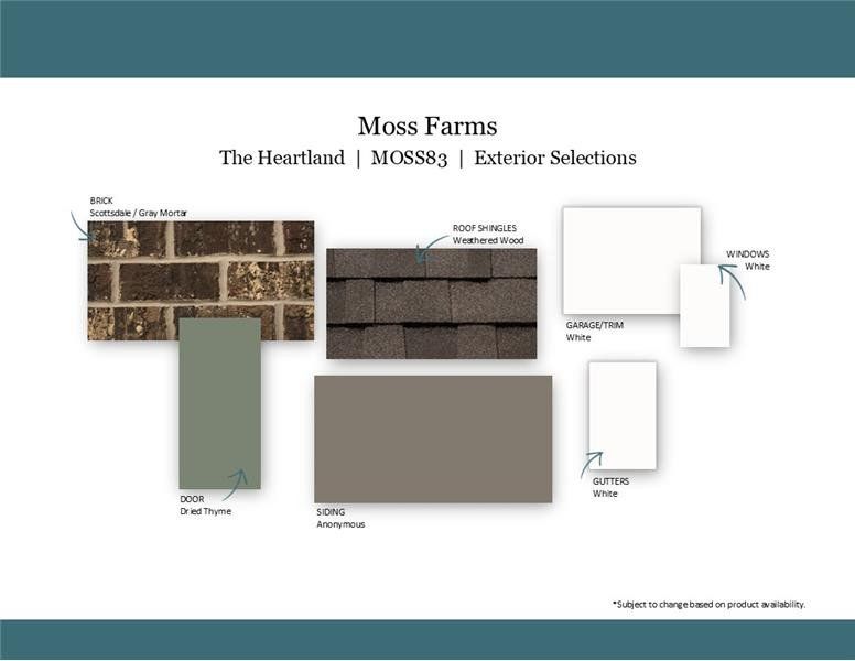 Sample of building materials used in homes in Moss Farm, White House (Image 32).