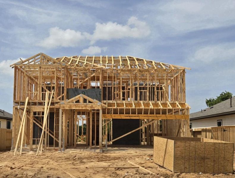 In-progress construction of a new home in Mustang Meadows, Waller, TX (Image 22). In-progress construction of a new home in Mustang Meadows, Waller, TX (Image 22).
