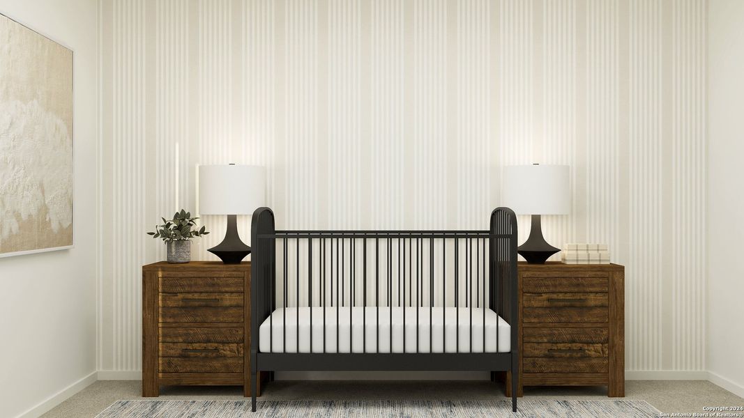 Furnished interior view inside a new home in Espada, San Antonio (Image 18).