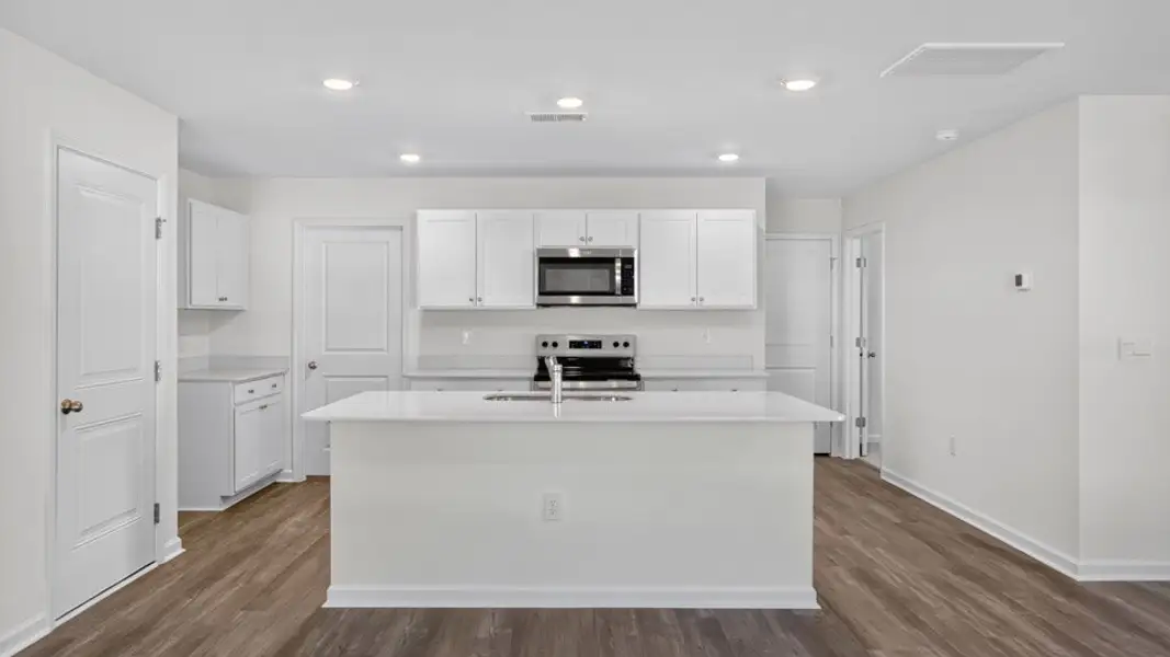 Furnished interior view inside a new home in Fishel Village, Winston-Salem (Image 3). Furnished interior view inside a new home in Fishel Village, Winston-Salem (Image 3).