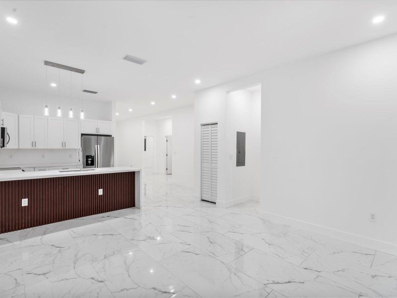 Furnished interior view inside a new home in , Fort Lauderdale (Image 13).