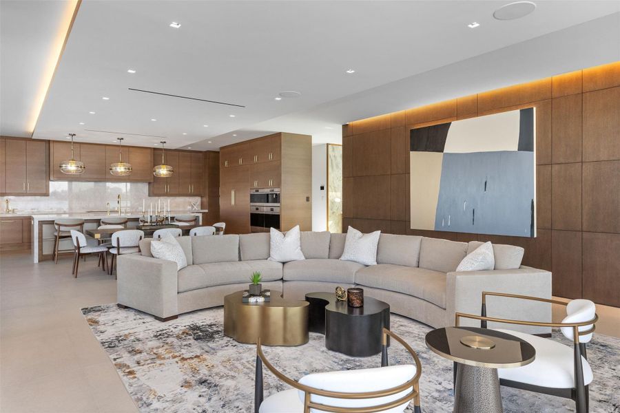 Furnished interior view inside a new home in , Fort Lauderdale (Image 67).