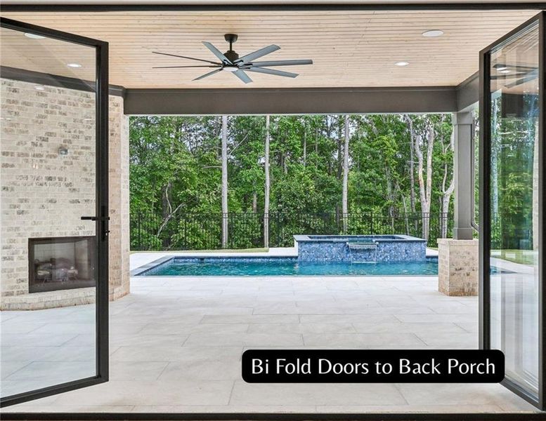 Exterior details and patio area of a home in , Flowery Branch (Image 34).