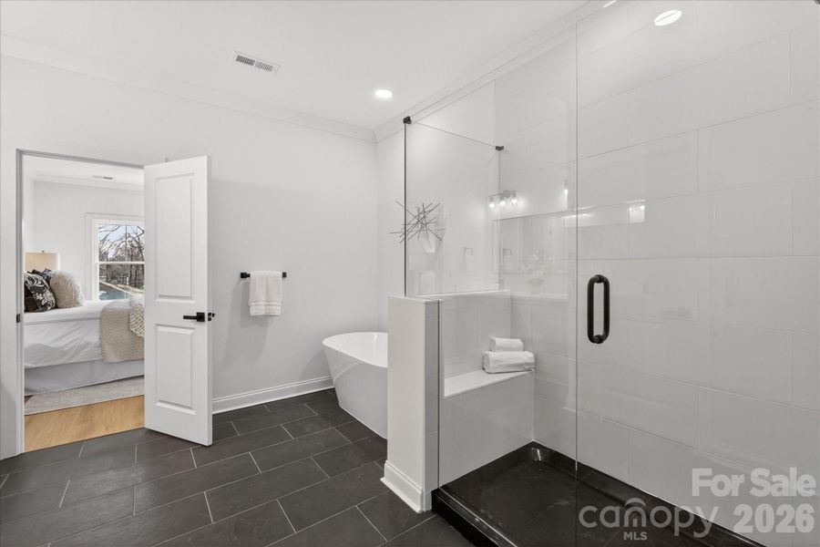 Furnished interior view inside a new home in , Charlotte (Image 9).