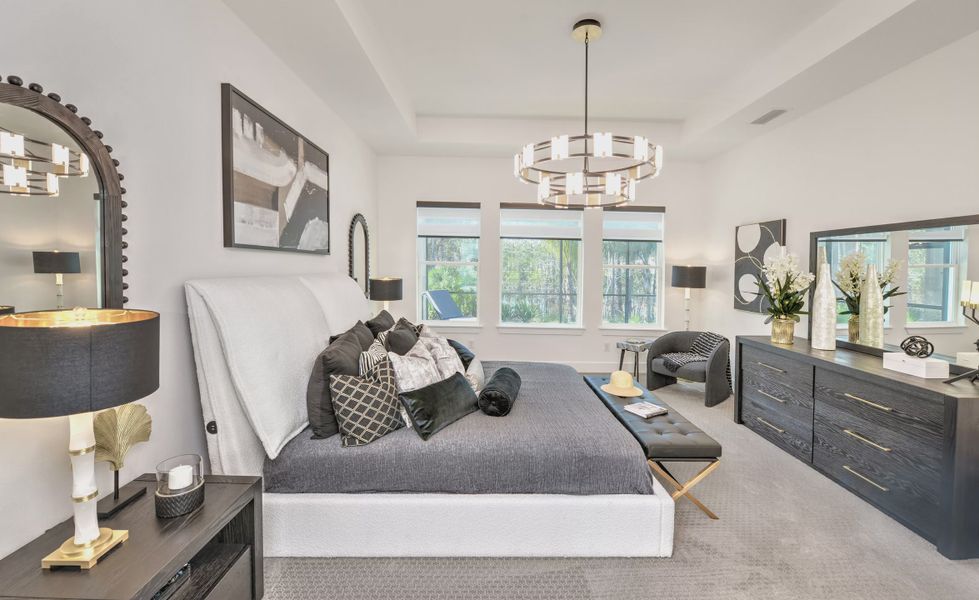 Furnished interior view inside a new home in Woodhaven, Port Orange (Image 24).