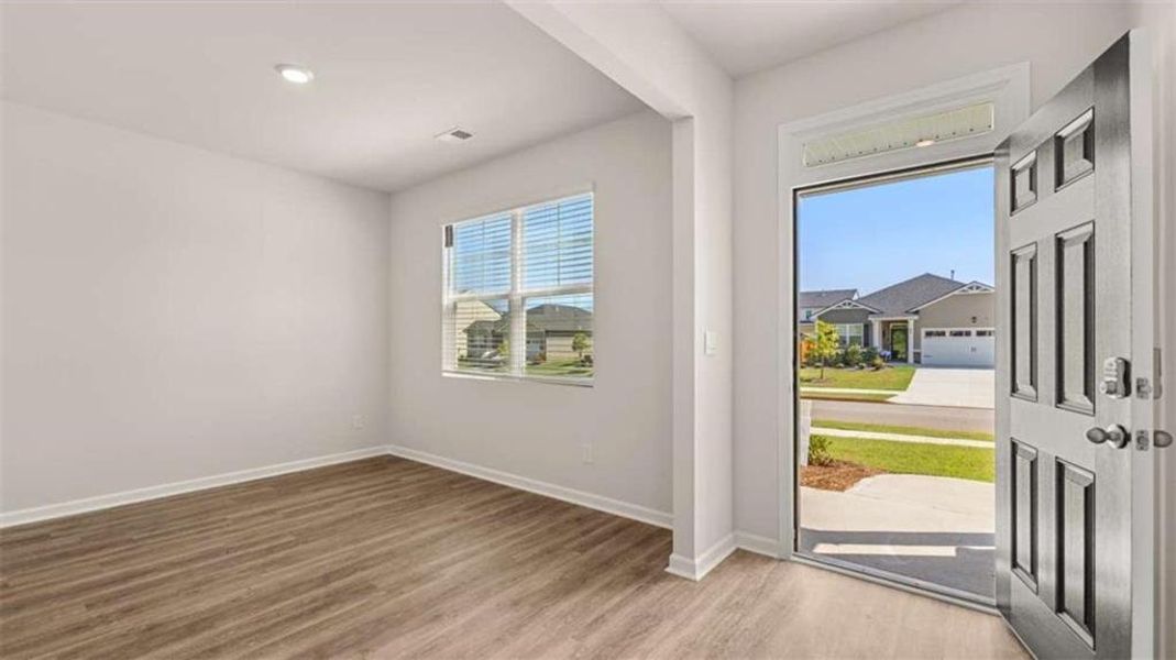 Spacious, unfurnished interior of a new home in Preserve at Dove Creek, Statham (Image 26). Spacious, unfurnished interior of a new home in Preserve at Dove Creek, Statham (Image 26).