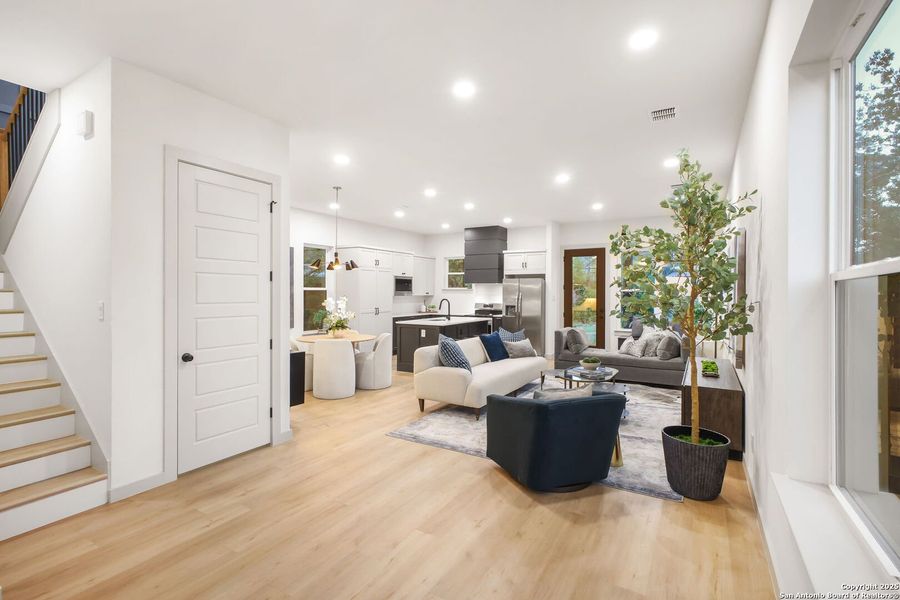 Furnished interior view inside a new home in , San Antonio (Image 46).