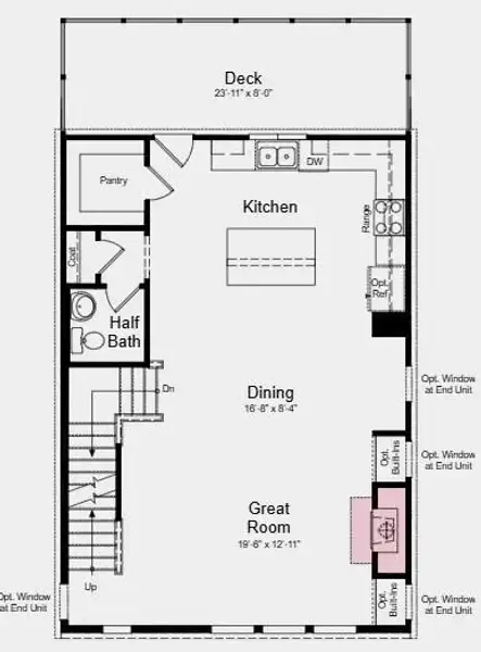 2D floor plan layout of this home in Dreycott, Lawrenceville, GA (Image 3).