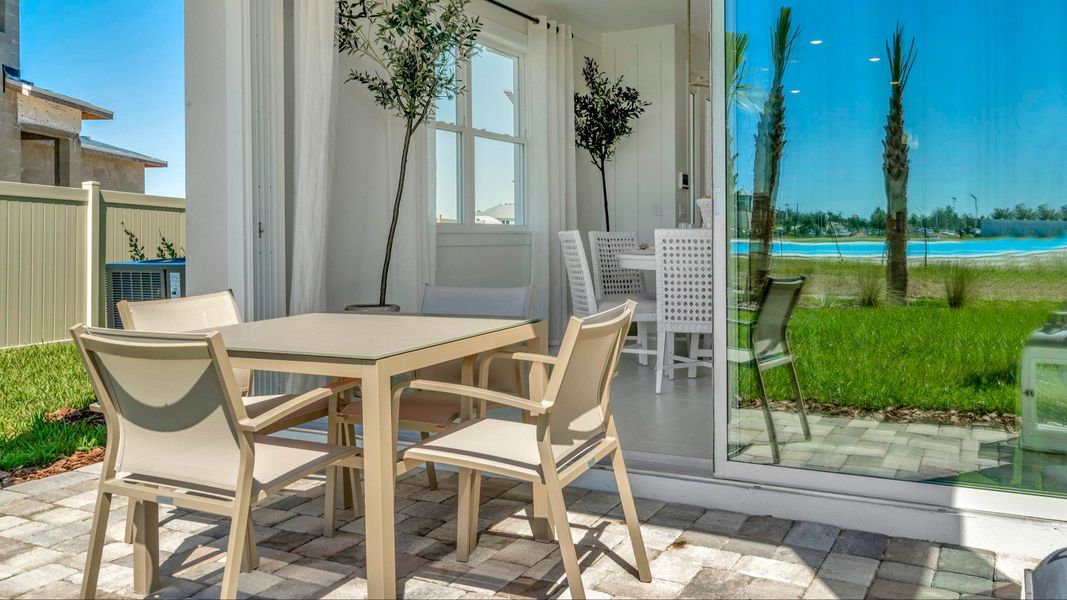 Furnished interior view inside a new home in Lagoon Residences at Epperson, Wesley Chapel (Image 15).