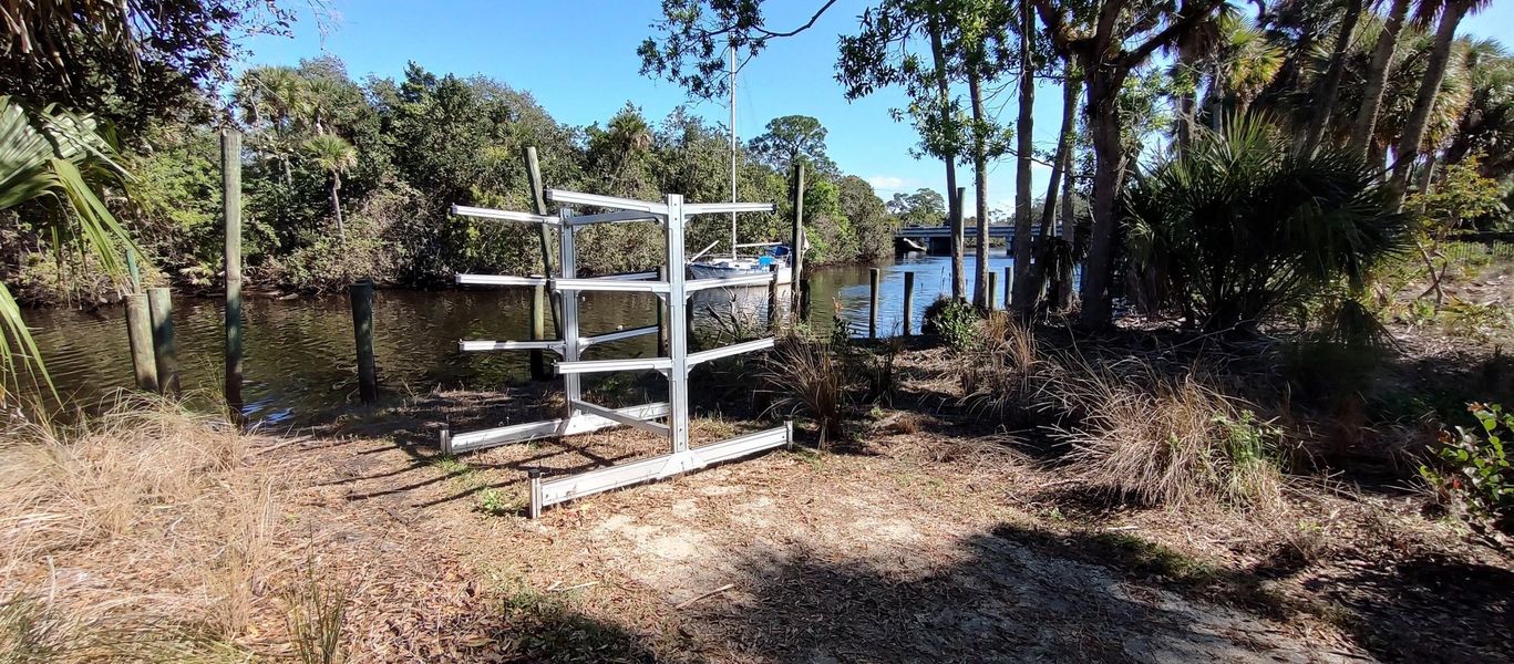 Canoe storage and launch