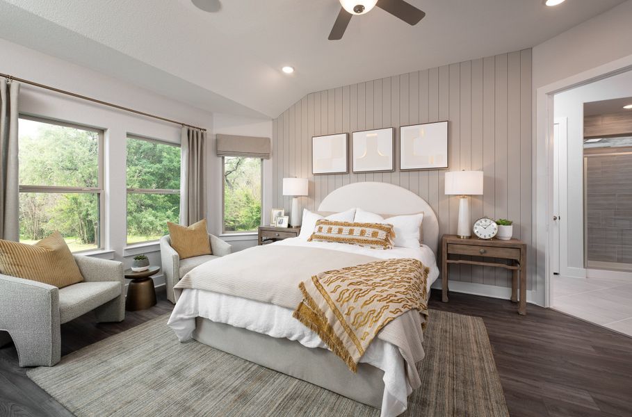Representative furnished interior of a home built from the Savannah by Tri Pointe Homes in View at the Reserve, Mansfield (Image 9).